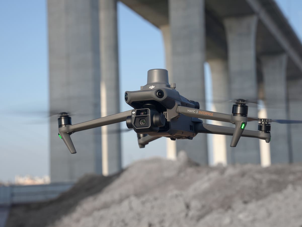 Best Professional Drones 2026 - M3E in front of bridge
