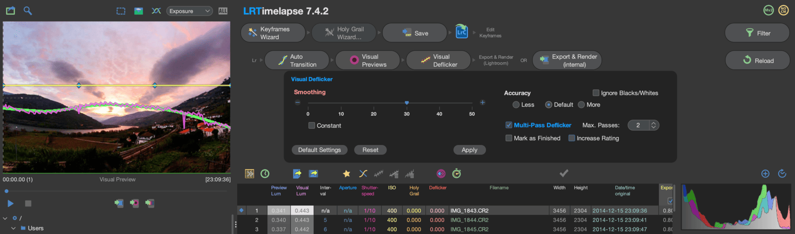 Timelapse Flicker Fix - LR Rimelapse Deflicker Workflow