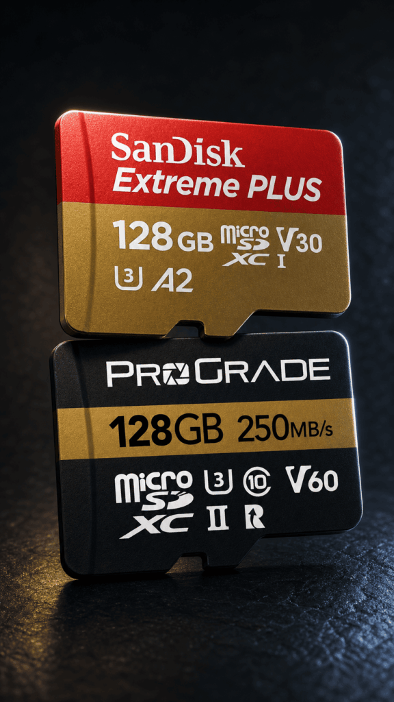How to Plan Storage for Drone Footage - Two Micro sd cards